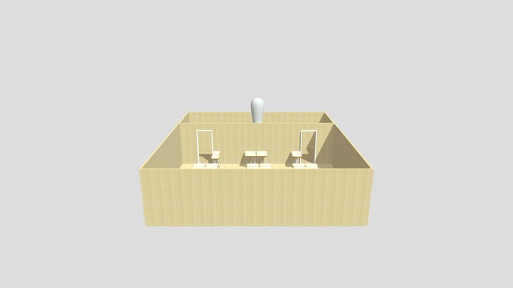 Backroom(違う) 3D Model