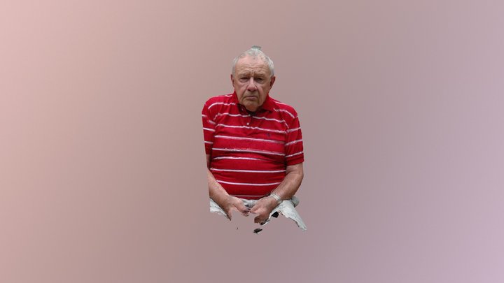 Papa Bust 01 3D Model