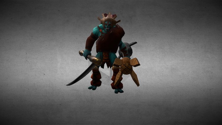 huskar dota 3D Model