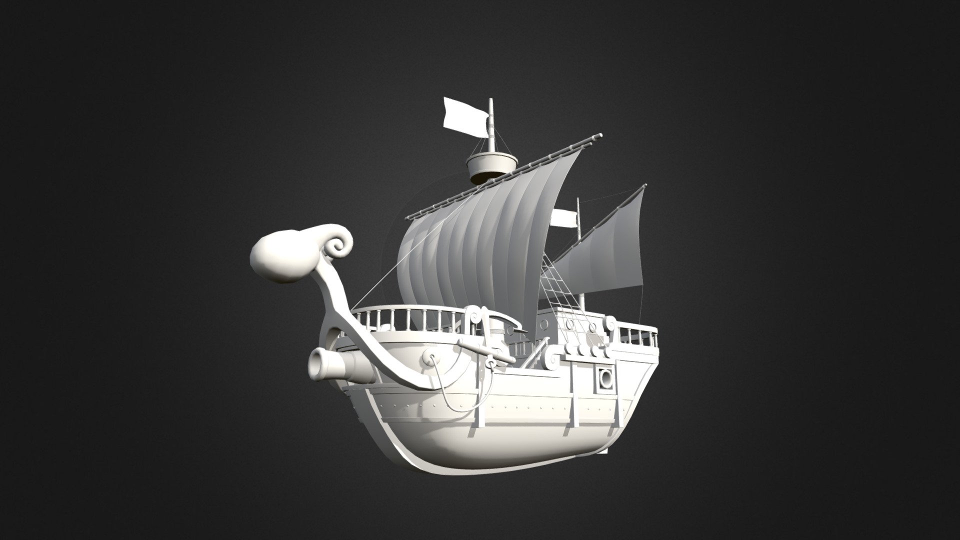 One Piece Going Merry - 3D model by Takoyakixote (@Takoyakixote