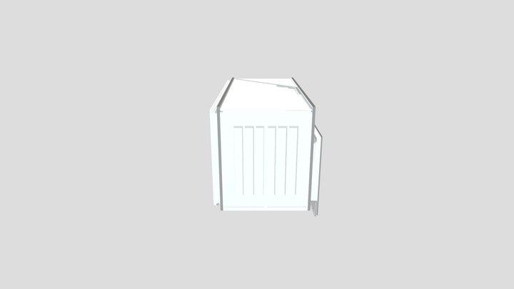 Foldable Container III Animation 3D Model