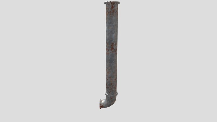 rusty pipe 3D Model