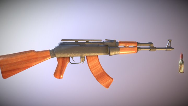AK-47 3D Model