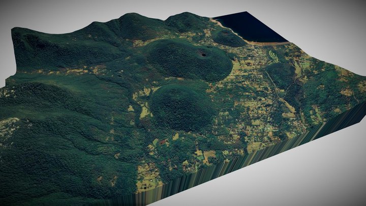 Complejo volcánico Caburgua-Huelemolle 3D Model