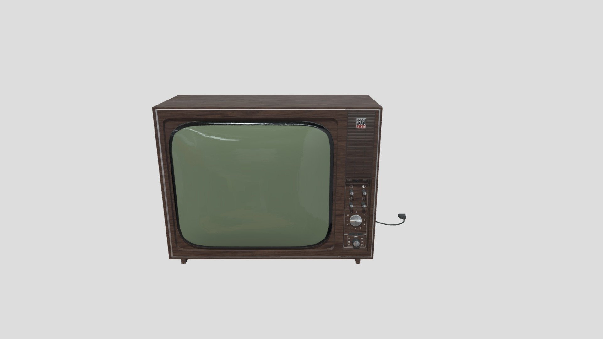 Телевизор "Рекорд - 338" - 3D model by lubomirasov [7f84d9d] - Sketchfab