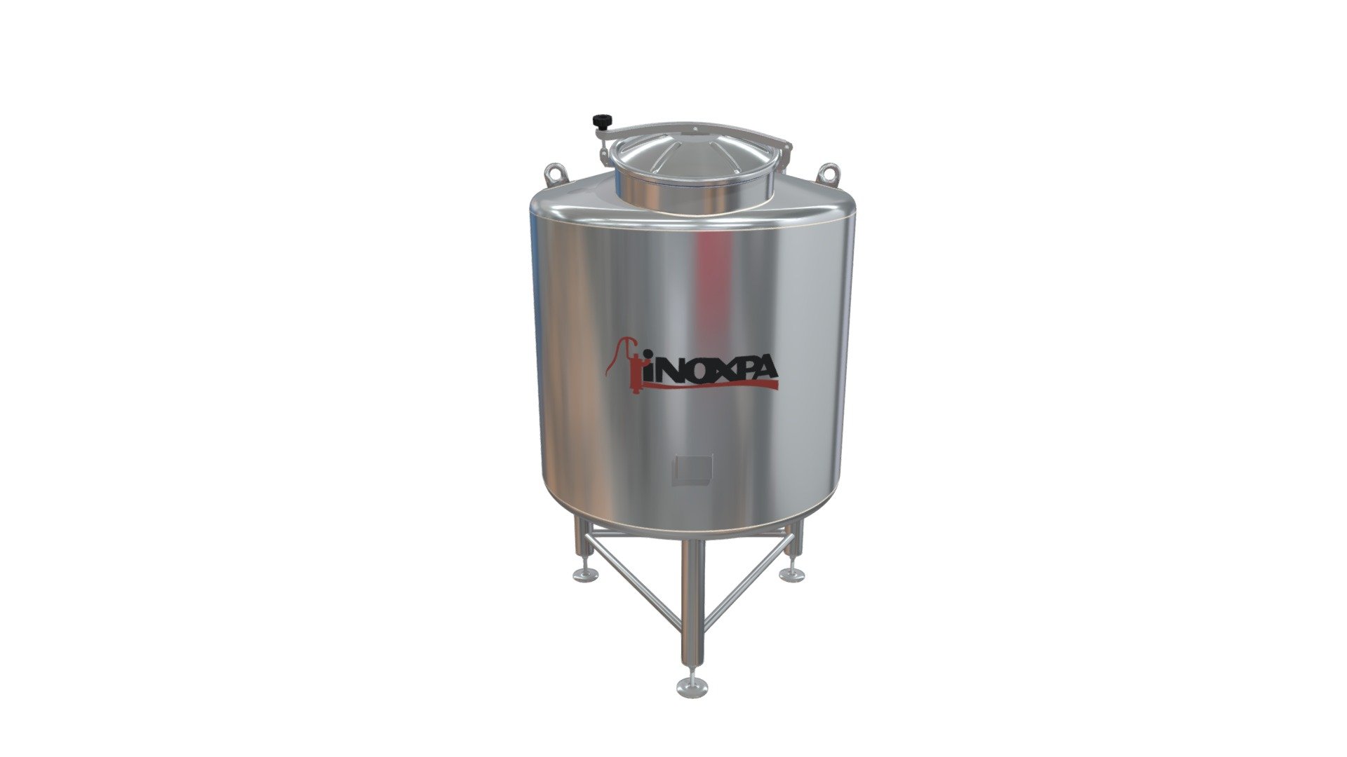 Емкость из нержавейки - INOXPA — Sketchfab embed 3D viewer
