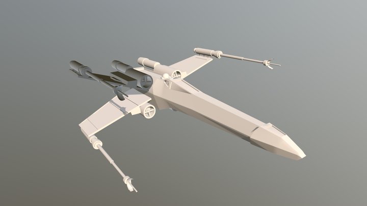 Xwing Juan Carlos Calleja 3D Model
