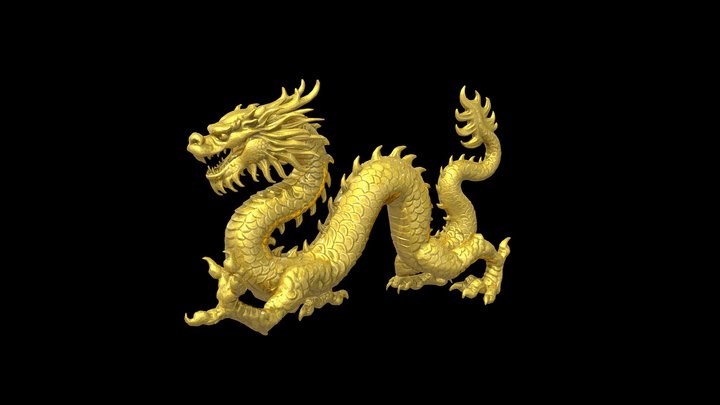 Chinese Dragon 3D Model