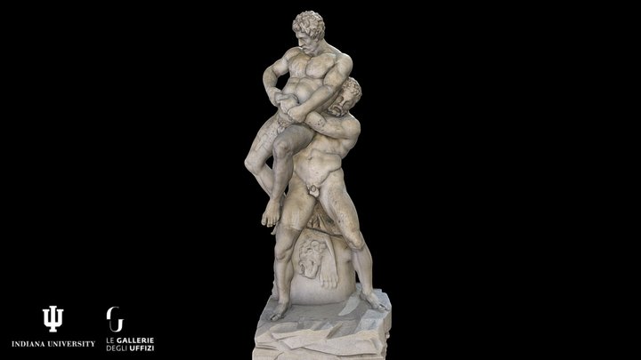 Hercules and Antaeus 3D Model