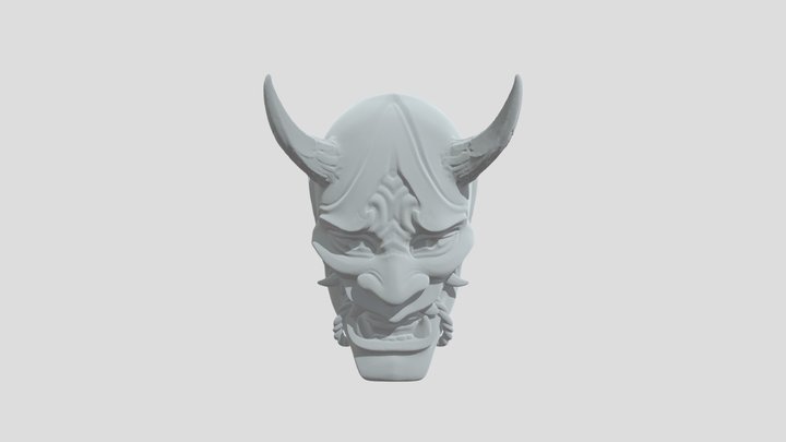 Oni Mask 3D Model