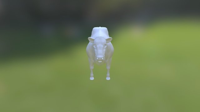Realistic Cow (WIP) 3D Model