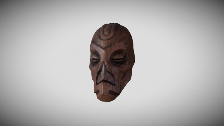 Dragon Priest Mask 3D Model