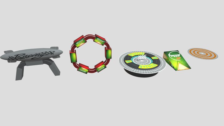 Start Nd Finish Point Gta 3D Model