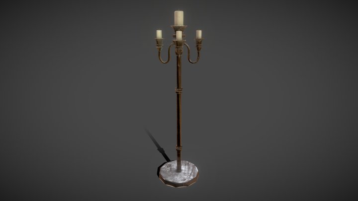 CandleStick 3D Model