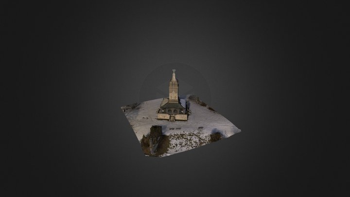 Bismarckturm 3D Starnberger See 3D Model