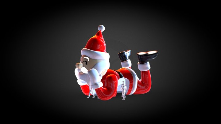 Père Noël 3D Model