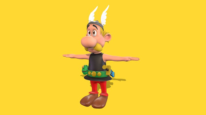 Asterix 3D Model