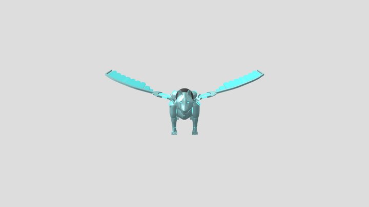 Mecha tiger 3D Model