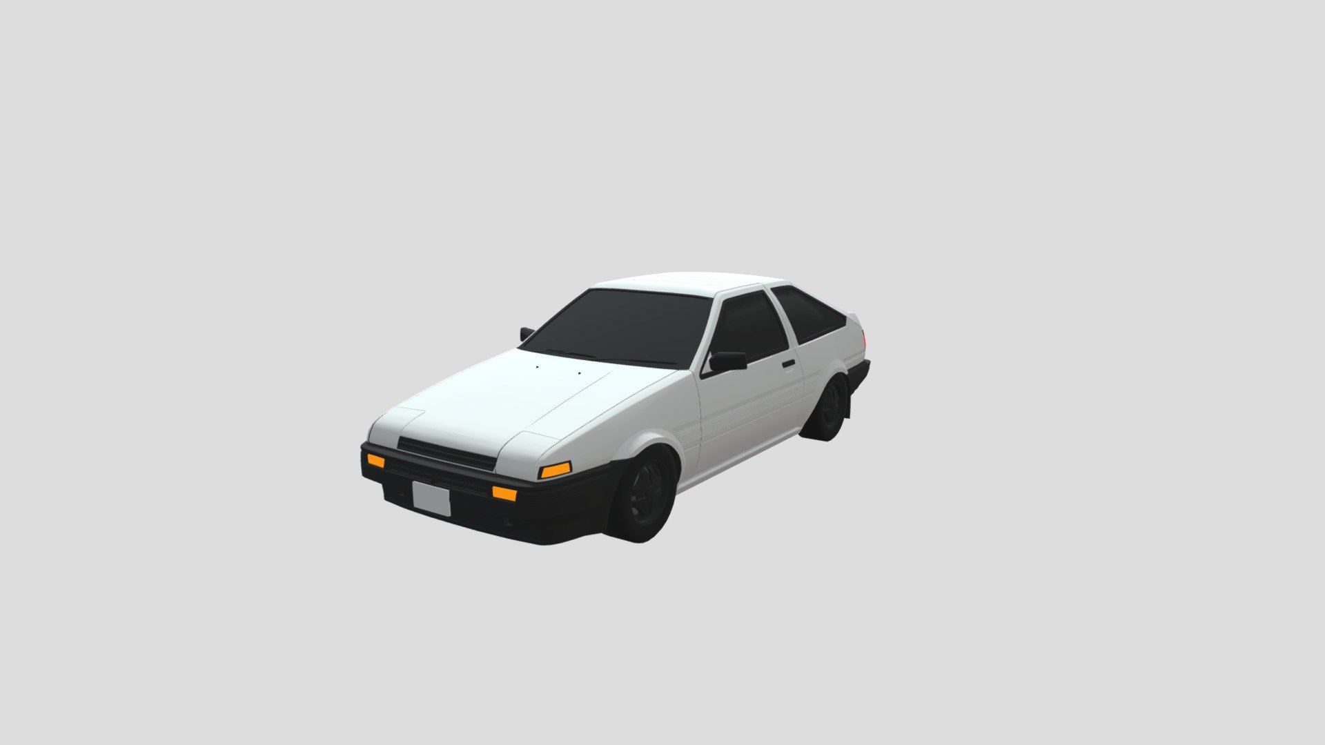 Toyota Corolla AE86 - 3D model by christiansrojas87 [7f8d0c4] - Sketchfab