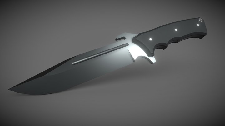 Shark knife 3D Model 3D model