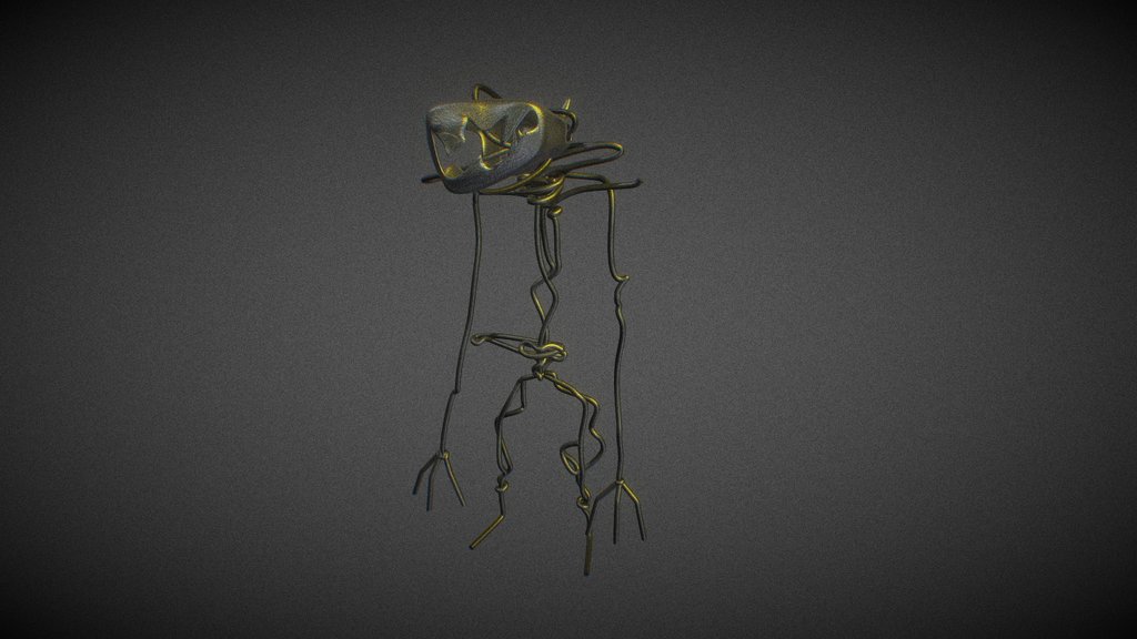 Bacteria Back Rooms Rigged Blender 3.01