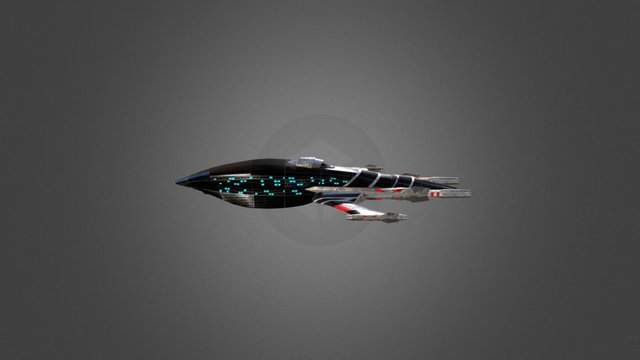 Class 7 Heavy Sloop: Kraken 3D Model