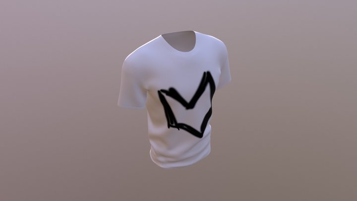 T Shirt V 3D Model