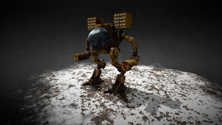 Robot de la basura 3D Model