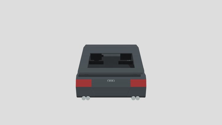 Audi TT | Minecraft Model 3D Model