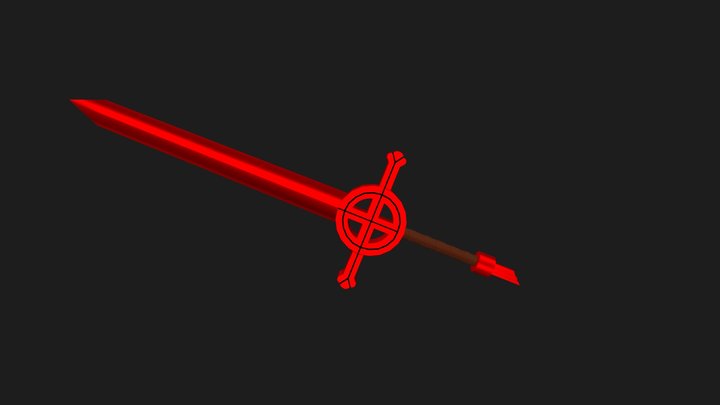 Finn's Demon Blood Sword 3D Model