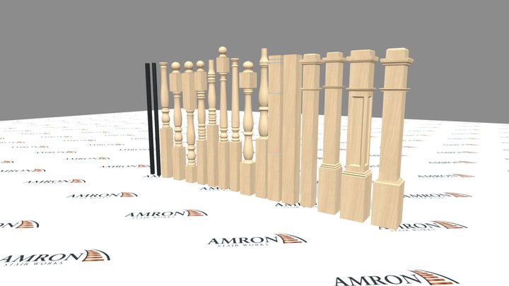 SHOWROOM POSTS 3D Model