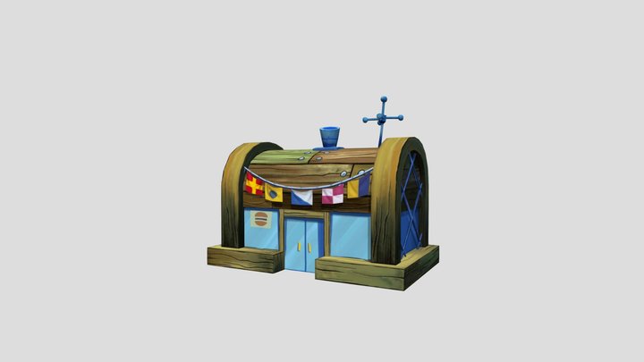 SpongeBob Patty Pursuit: The Krusty Krab 3D Model