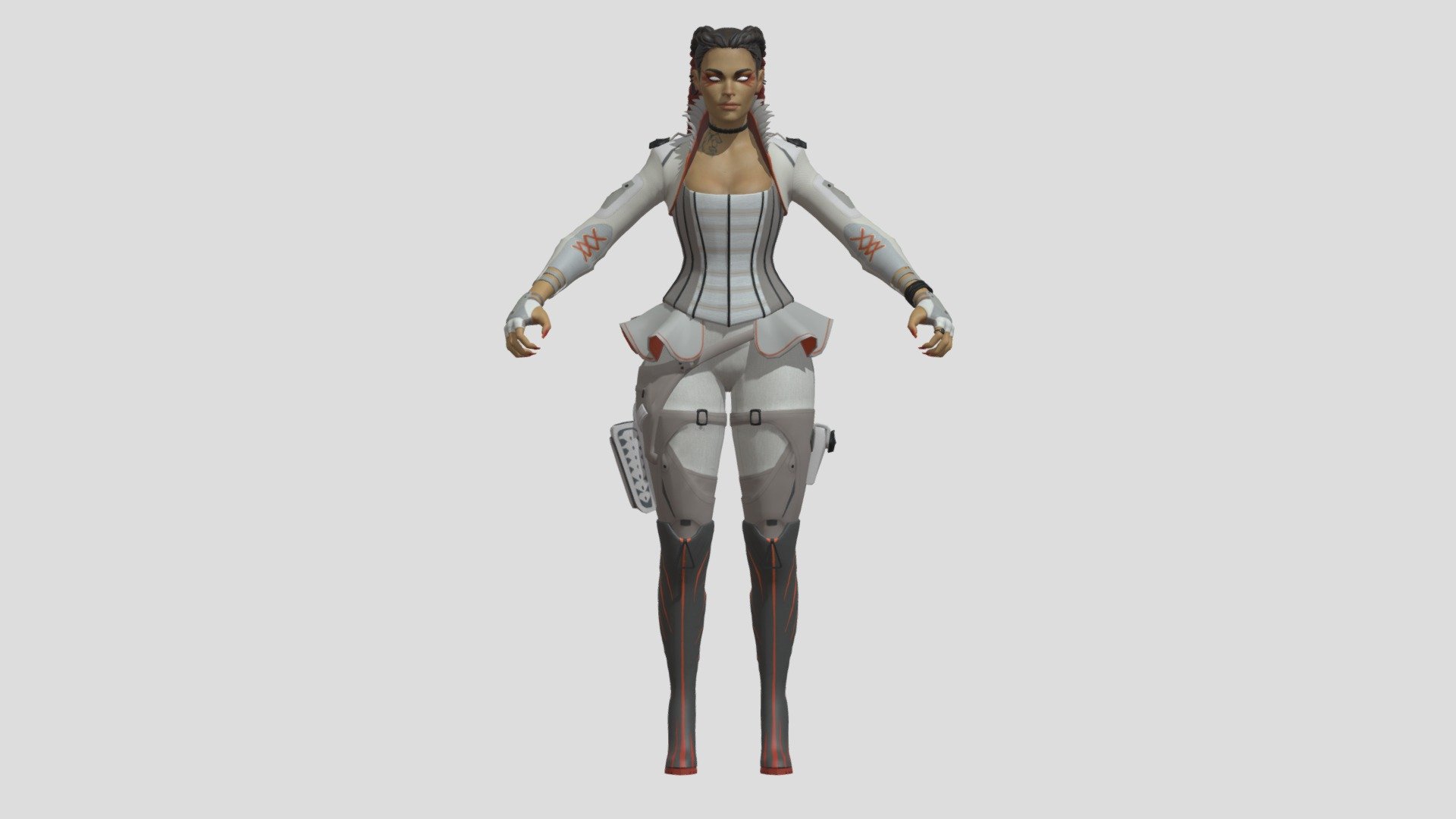 Loba 3d Model Apex Legends 3d Model By Zard0x Zard0x 7f929c3 Sketchfab