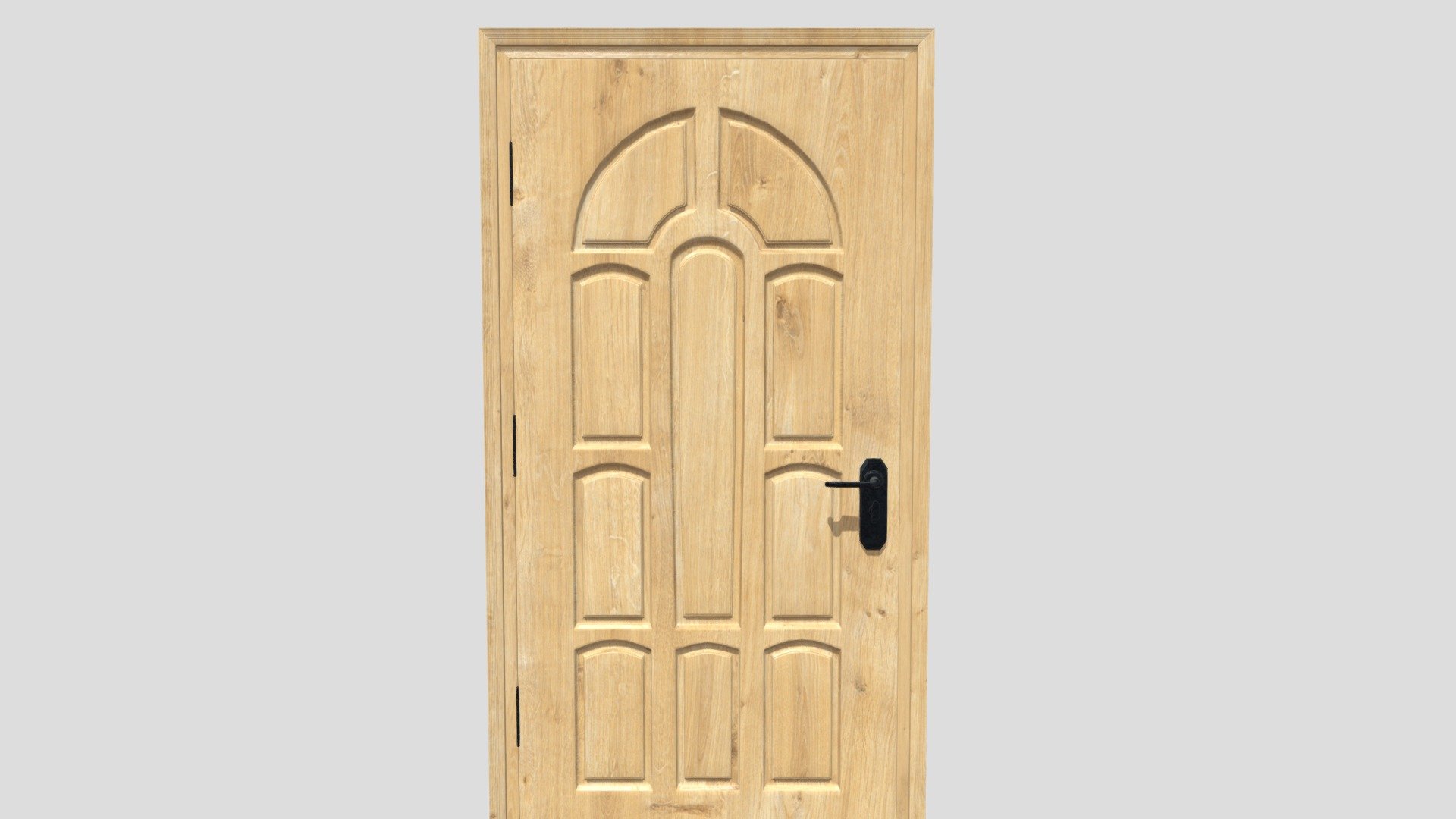 Wooden Door — Sketchfab embed 3D viewer