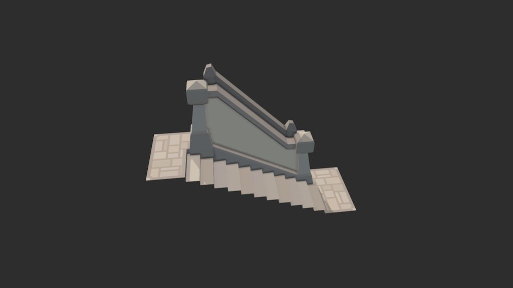 Medieval Labyrinth - Stairs1 Right