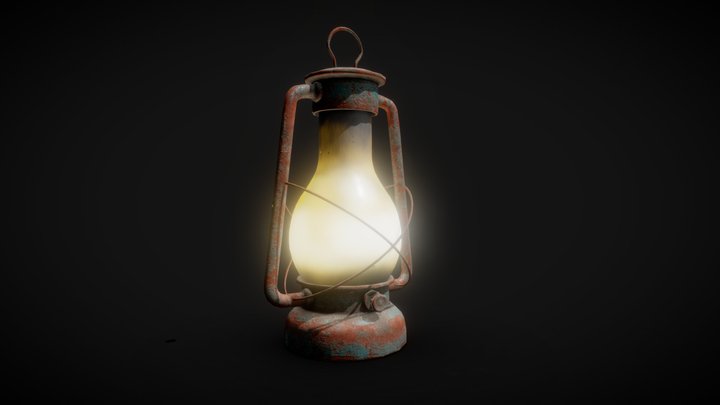 Candeeiro (oil lamp) 3D Model