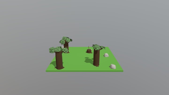 Sword in The Forest 3D Model