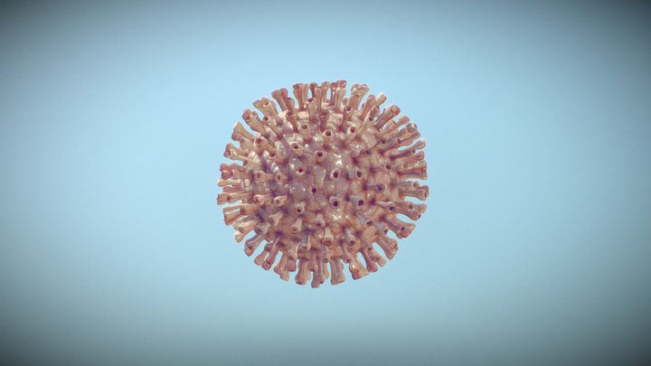 Virus 5 B 3D Model