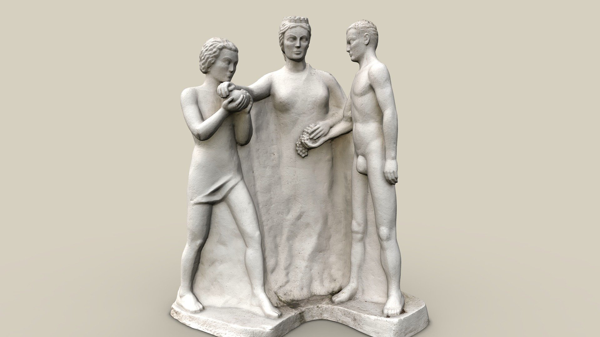 Familie mit Weintraube — Sketchfab embed 3D viewer