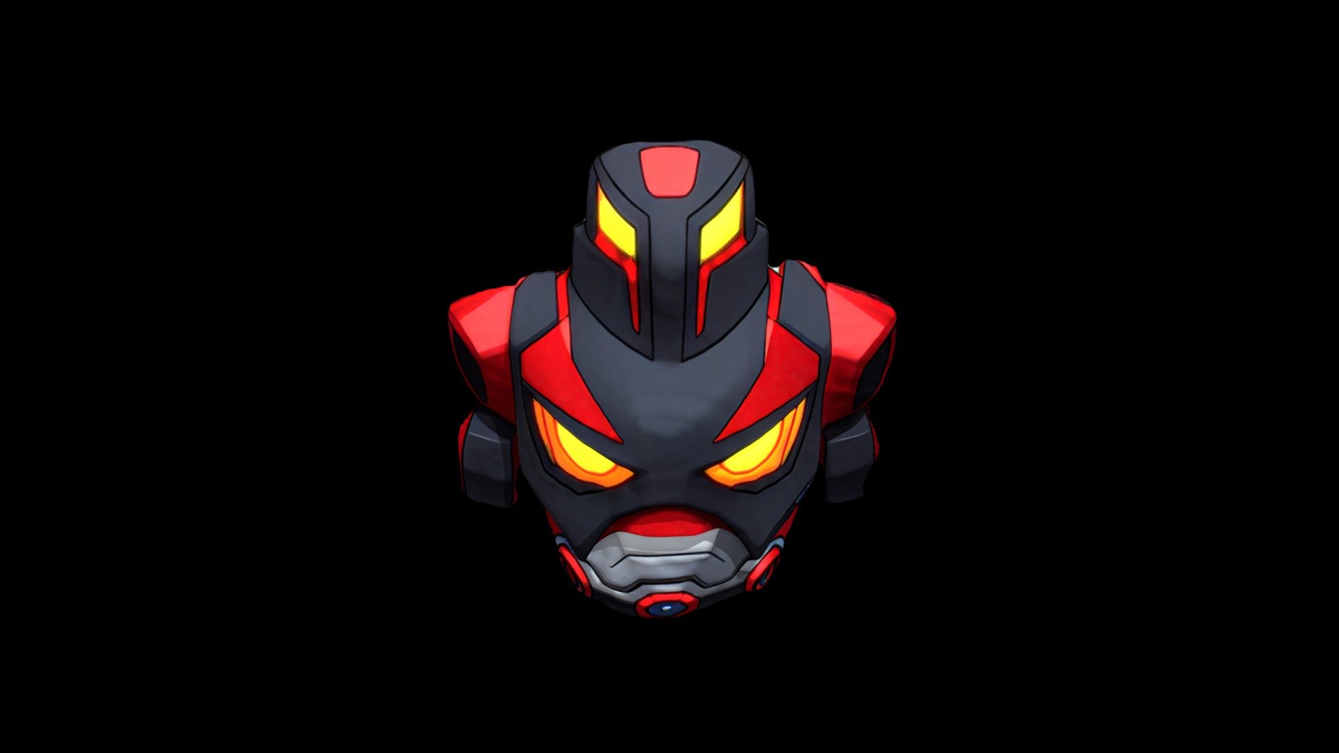 Helmet Mask Robot Cartoon 1969 - Download Free 3D model by klrxyz ...