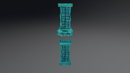 Pillars 3D Model