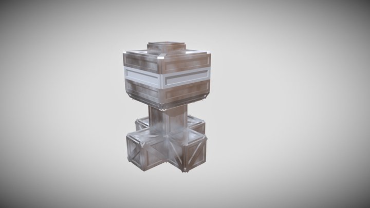 Sci-fi House/Tower 3D Model