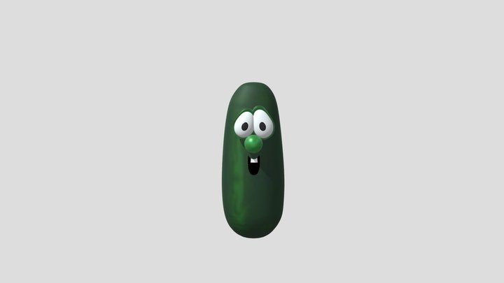 93' Larry the Cucumber 3D Model
