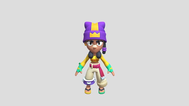 Mina-Brawl Stars 3D Model