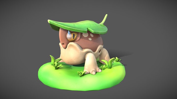 Grumpy baby dragon 3D Model