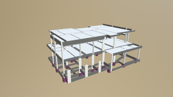 Projeto estrutural - LP Engenharia e Gestão 3D Model