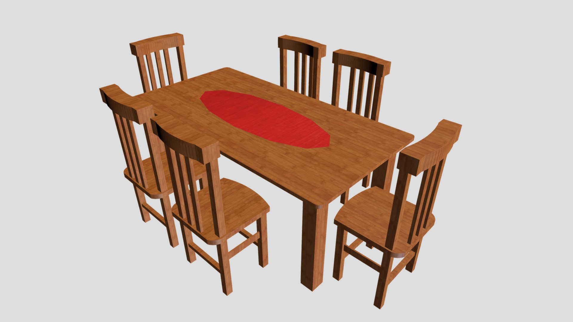 Mesa con 6 sillas