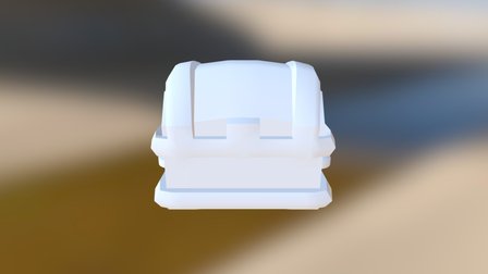 Treasure Chest Textured 3D Model