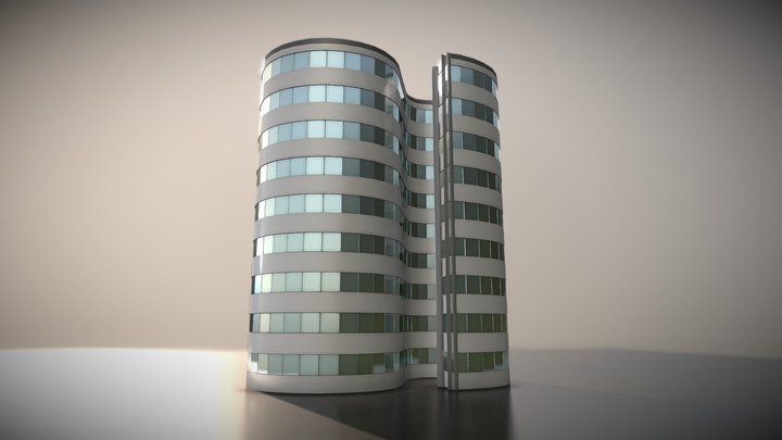 City Building Design S-1 3D Model
