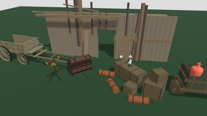 Random objects 3D Model
